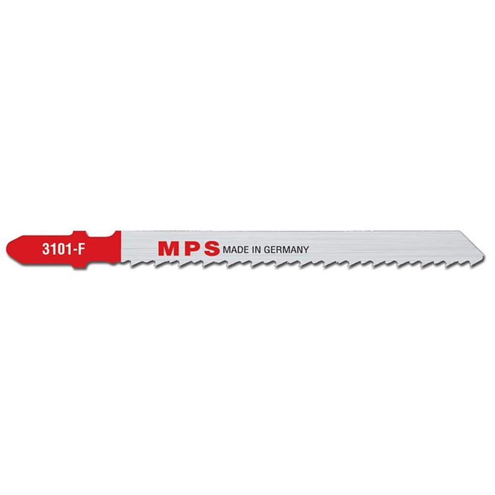 SHEFFIELD JIG SAW BLADE BI-M,100MM,10 TPI, CRS-GRND TAP, EURO SHANK - PKT 5